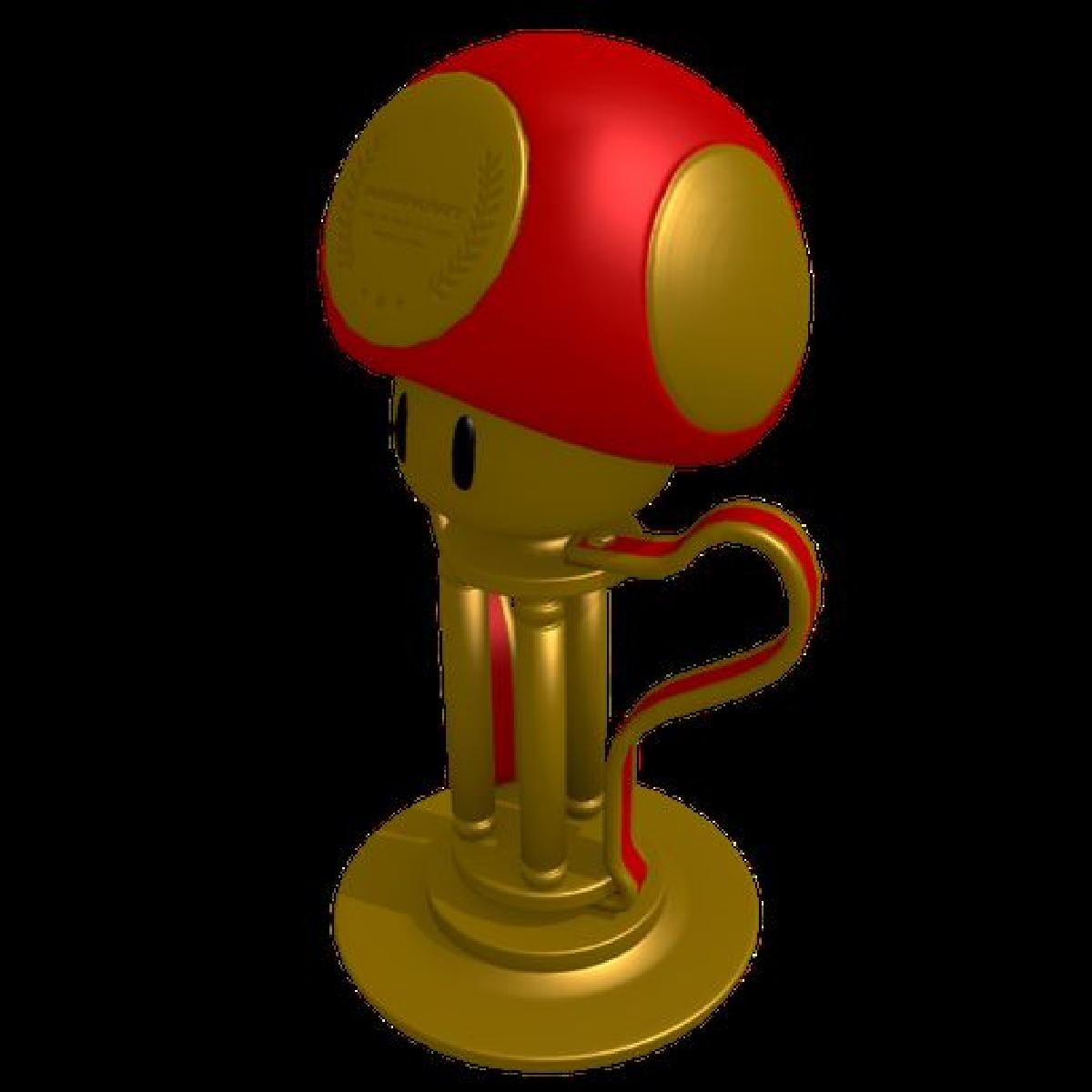 Trofeu Mario Kart Cogumelo