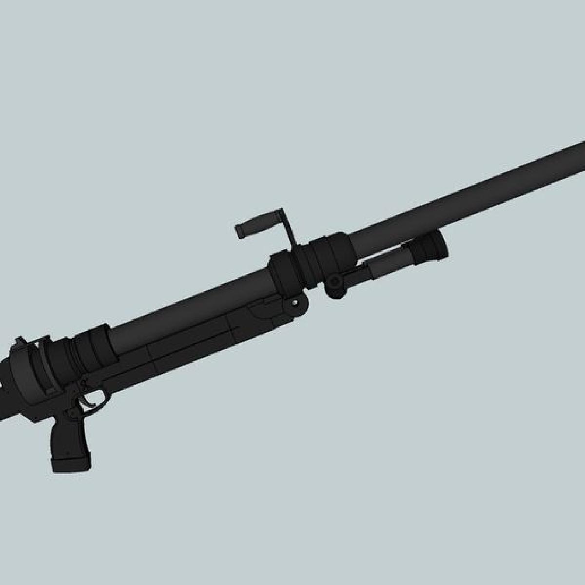Canhao Antitanque Hellsing ARMS Harkonnen Lancador de granadas de airsoft
