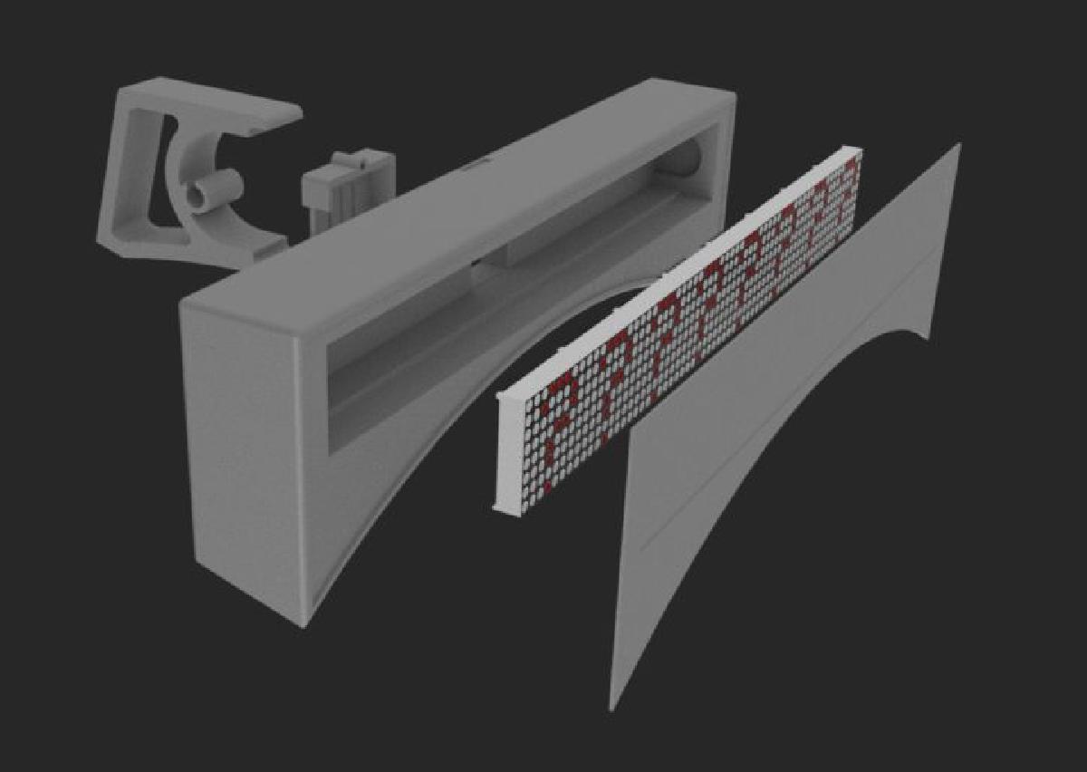 Relogio conectado, clima, noticias, status do Octoprint. Tela dupla ESP8266.
