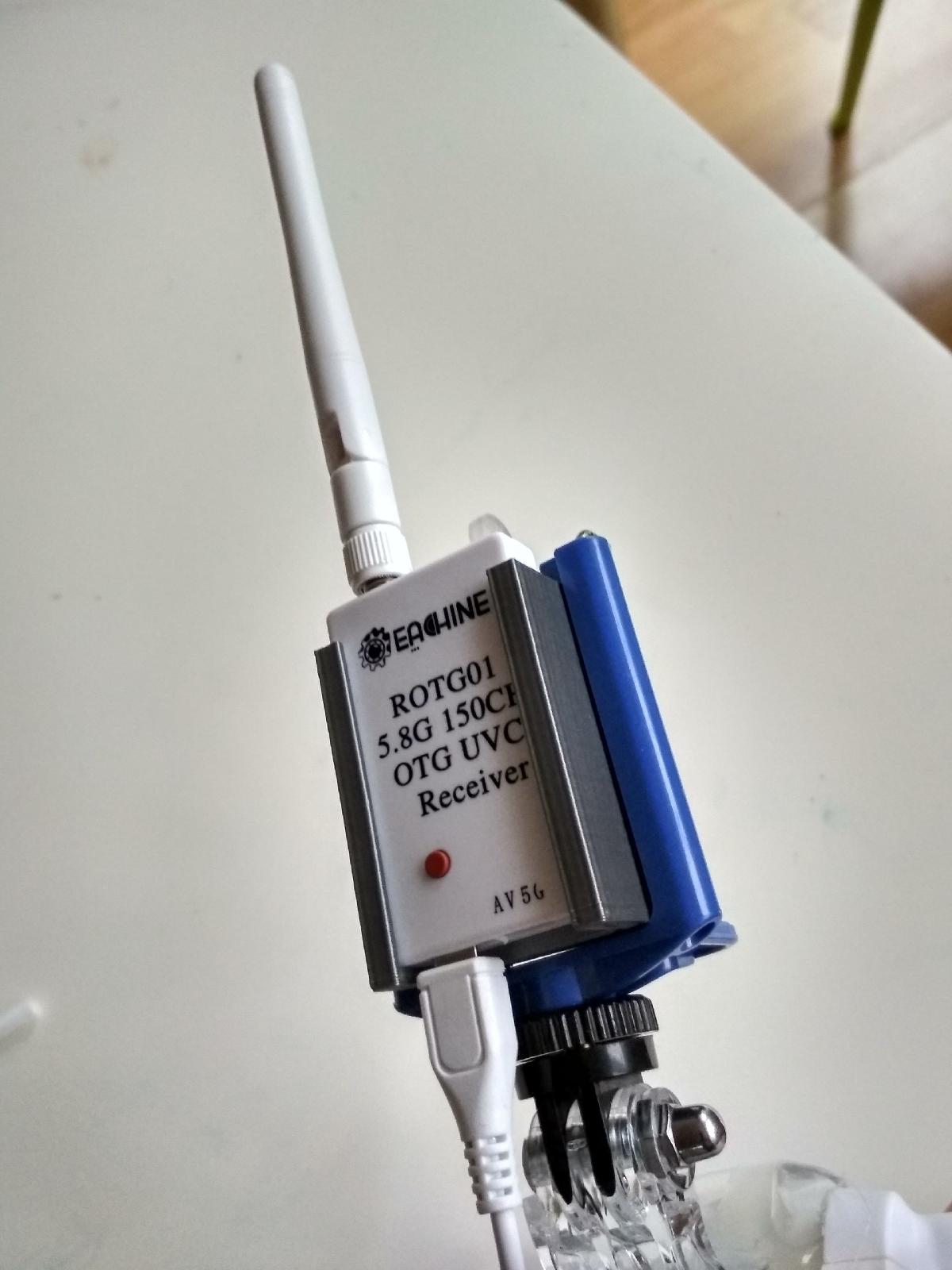 Suporte para FPV Eachine receptor 5,8GHz, suporte para telefone para receptor ROTG01.