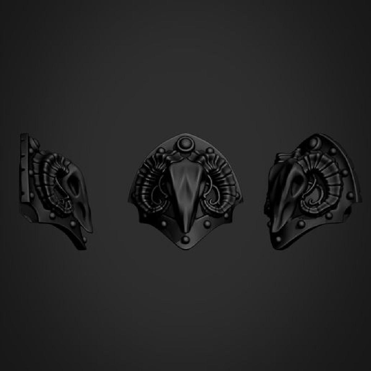 Pauldron Dourado do Janitor Ram