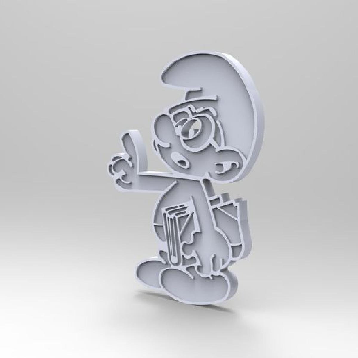smurf payo smurf bezel smurfs (estatueta, chaveiro)