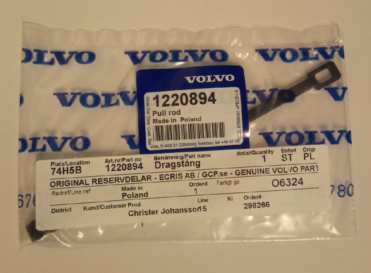 Valvula de Bloqueio Reversa Alavanca de Cambio Volvo