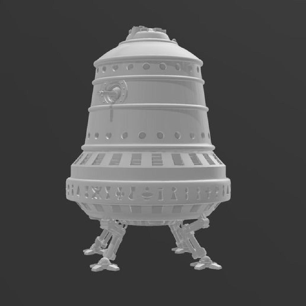 "A Sino" (A Sino) UFO alemao para Guerra Estranha (escala 1/48)