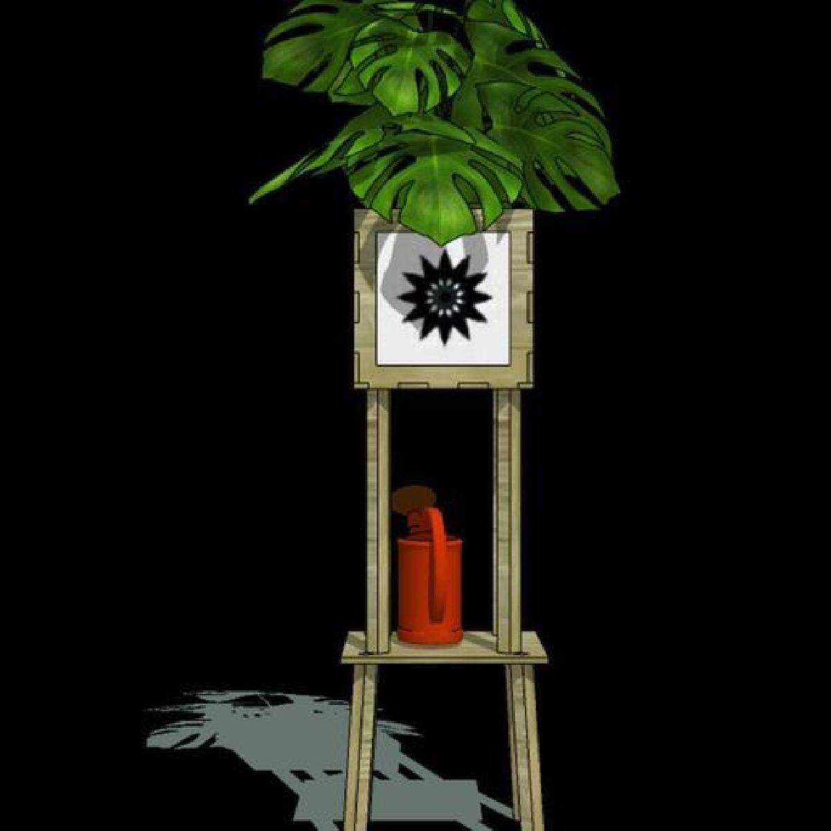 PLANTADOR (CORTE COM MAQUINA DE FRESAR CNC)