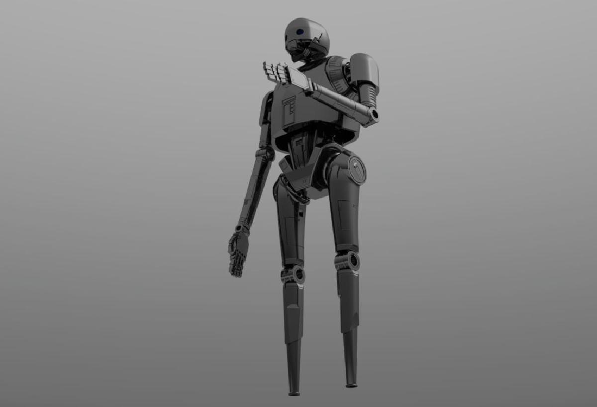 Pernas inferiores de robo inspiradas em K2SO