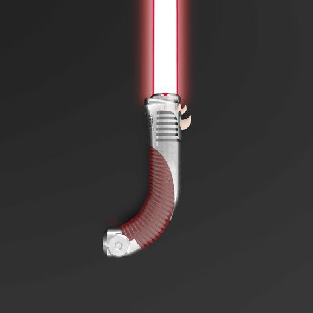 Sabre de Luz de Darth Bane (com componentes internos)