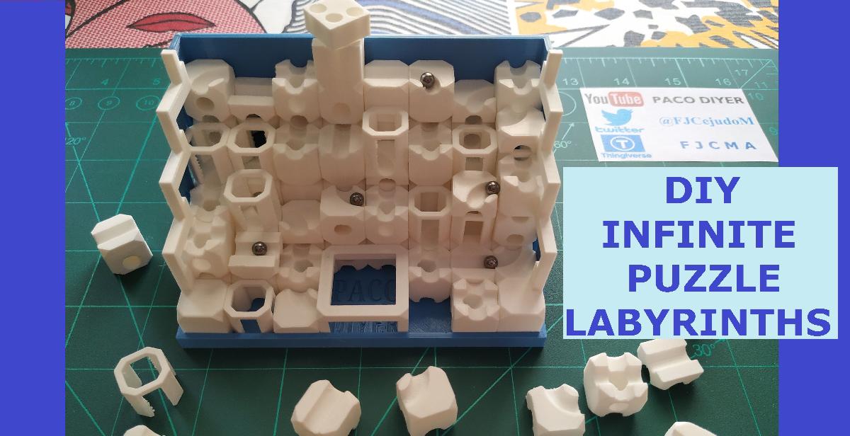 Labirintos de quebra cabecas infinitos / Jogo de quebra cabecas infinitos de labirintos