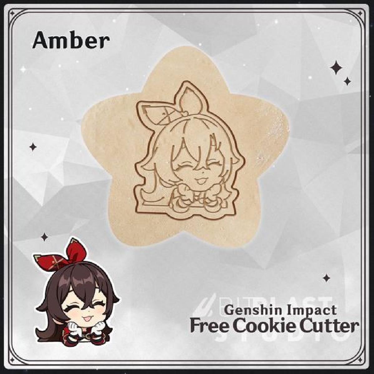 Cortador de Biscoitos da Amber do Genshin Impact