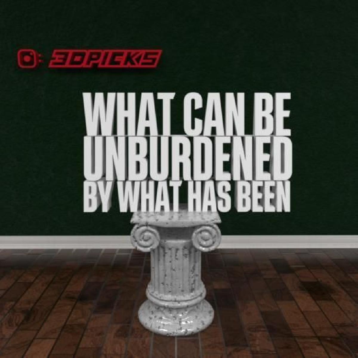 "O que pode ser aliviado pelo que foi" Placa