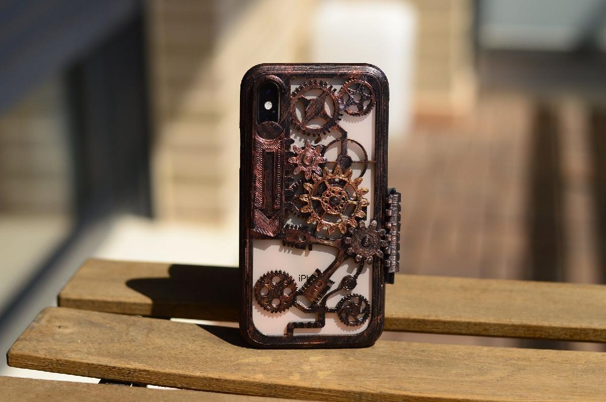 Capa para iPhone X / XS steampunk