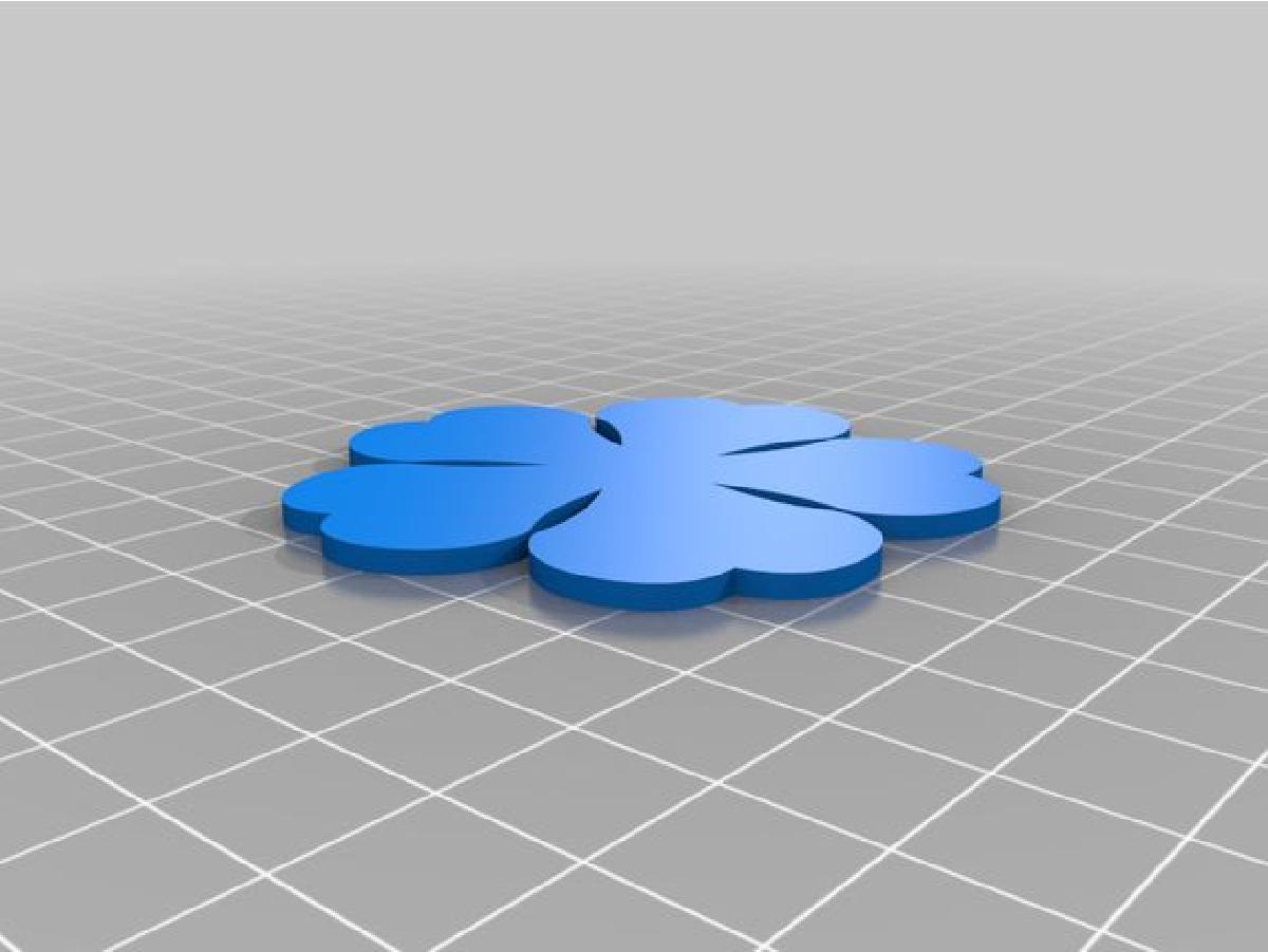 Chaveiro de trevo de cinco folhas Black Clover v2