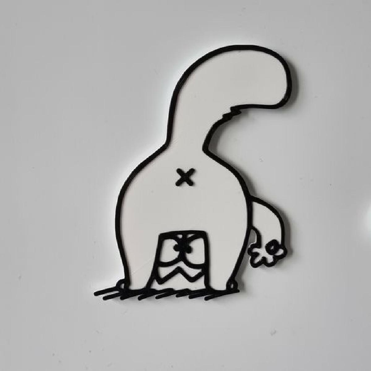 O gato de Simon   Olhando debaixo das pernas