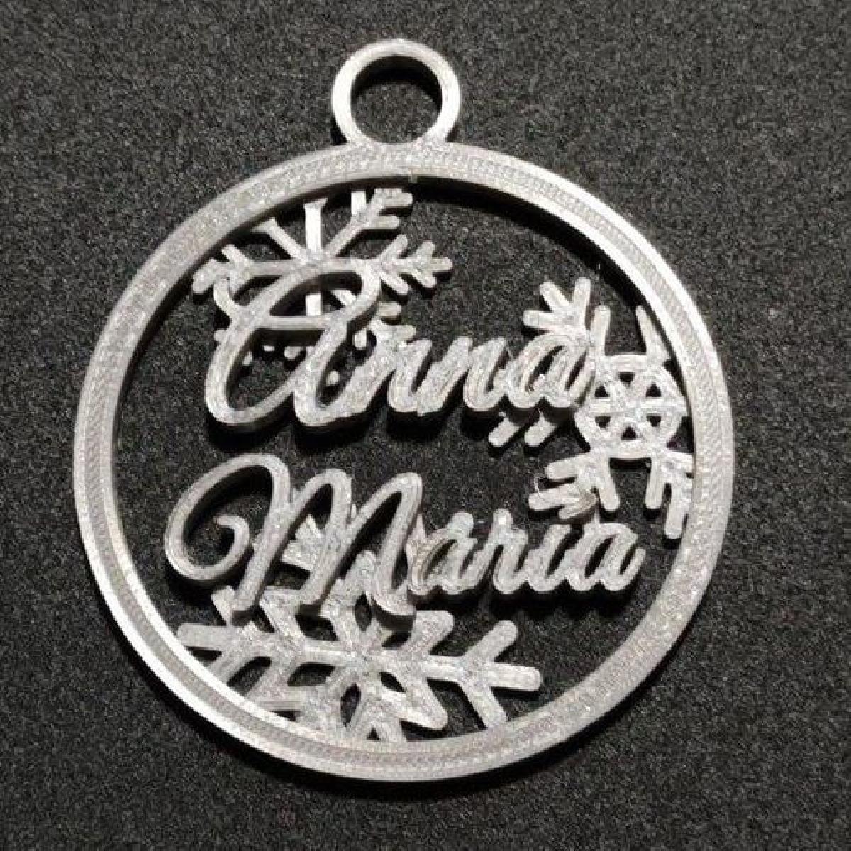 Enfeite de bola de Natal Anna Maria