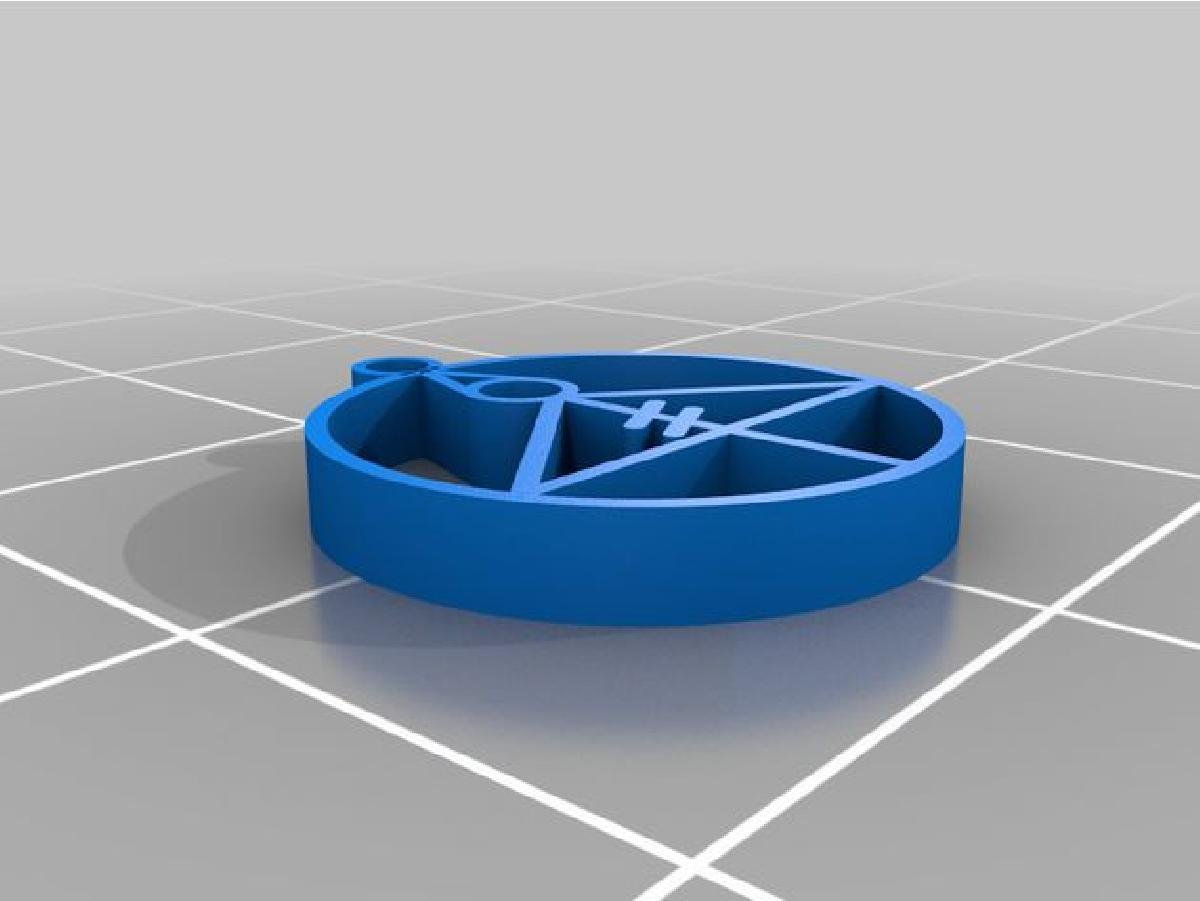 Pingente de Colar Light Glyph da Casa das Corujas