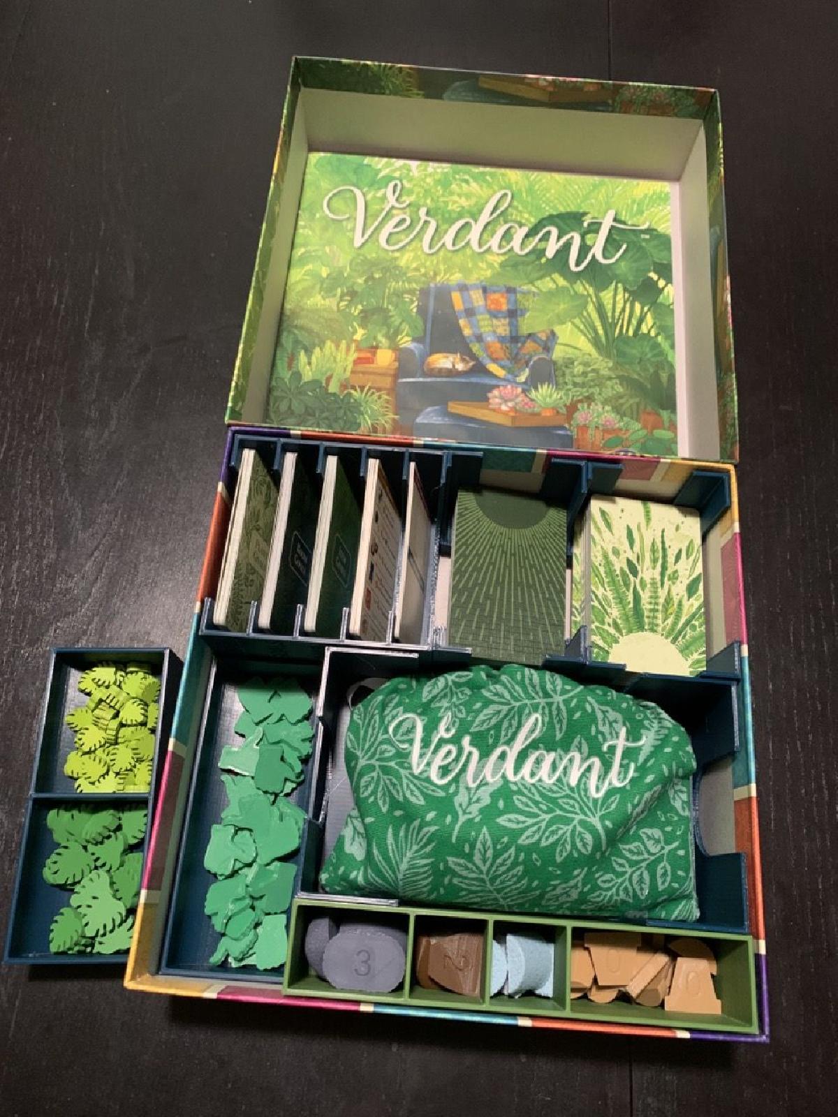 Remix: Inserto de Jogo de Tabuleiro Verdant para Tokens Melhorados