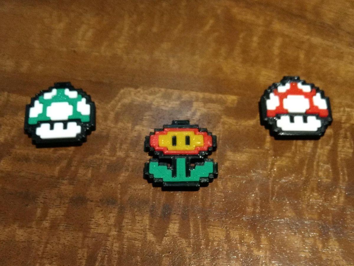 Decoracoes de Arvore de Natal do Mario Power up