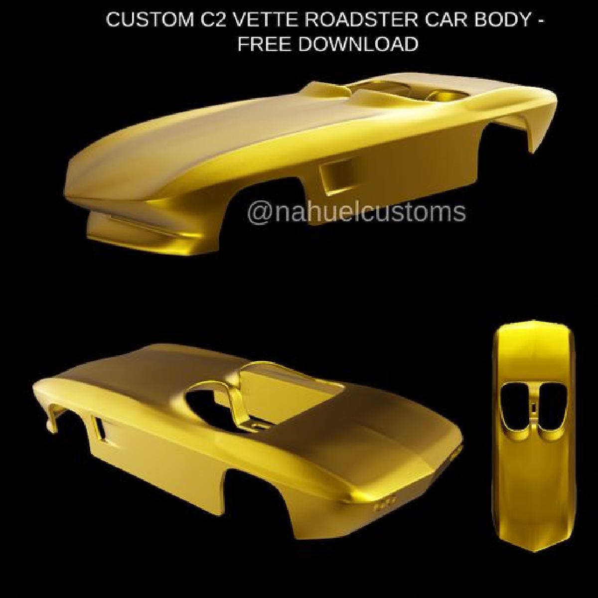 CARROCERIA DE ROADSTER CUSTOM C2 VETTE   DOWNLOAD GRATIS