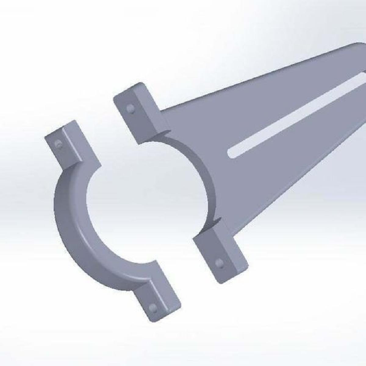 Suportes para espelho Longacre.