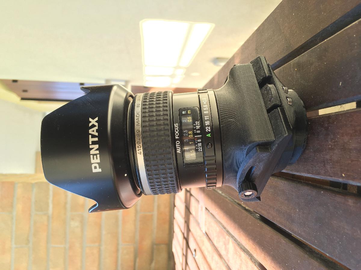 Adaptador Tilt Shift de Pentax 645 para Sony E