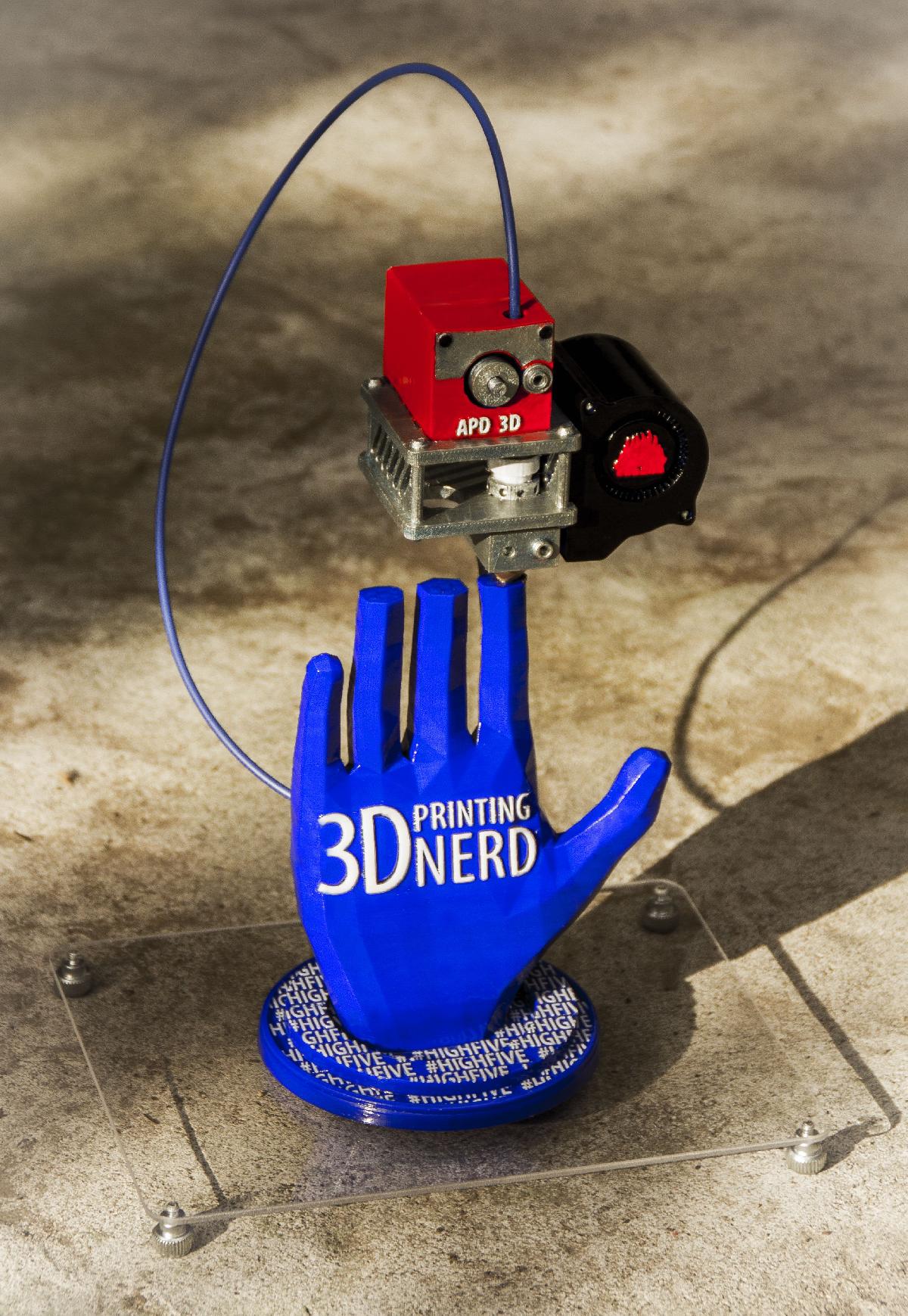 Logo High Five do Nerd de Impressao 3D