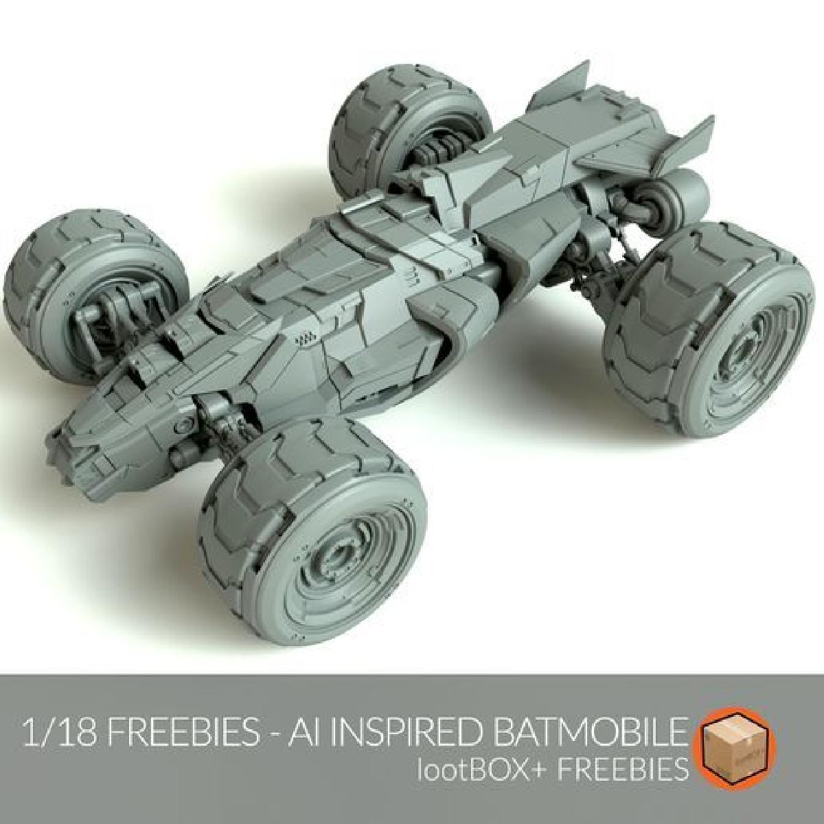 F 014 DESTQUES DE IA BATMOBILE 1%18