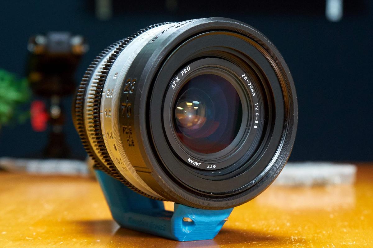 Tokina AT X PRO 28 70mm f2.6 2.8, Caixa de upgrade da lente