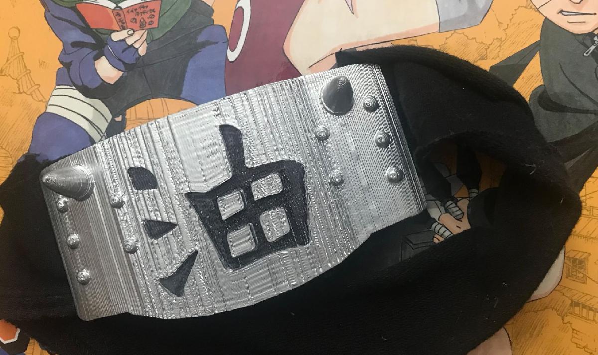 Faixa de cabeca do Jiraiya   Naruto