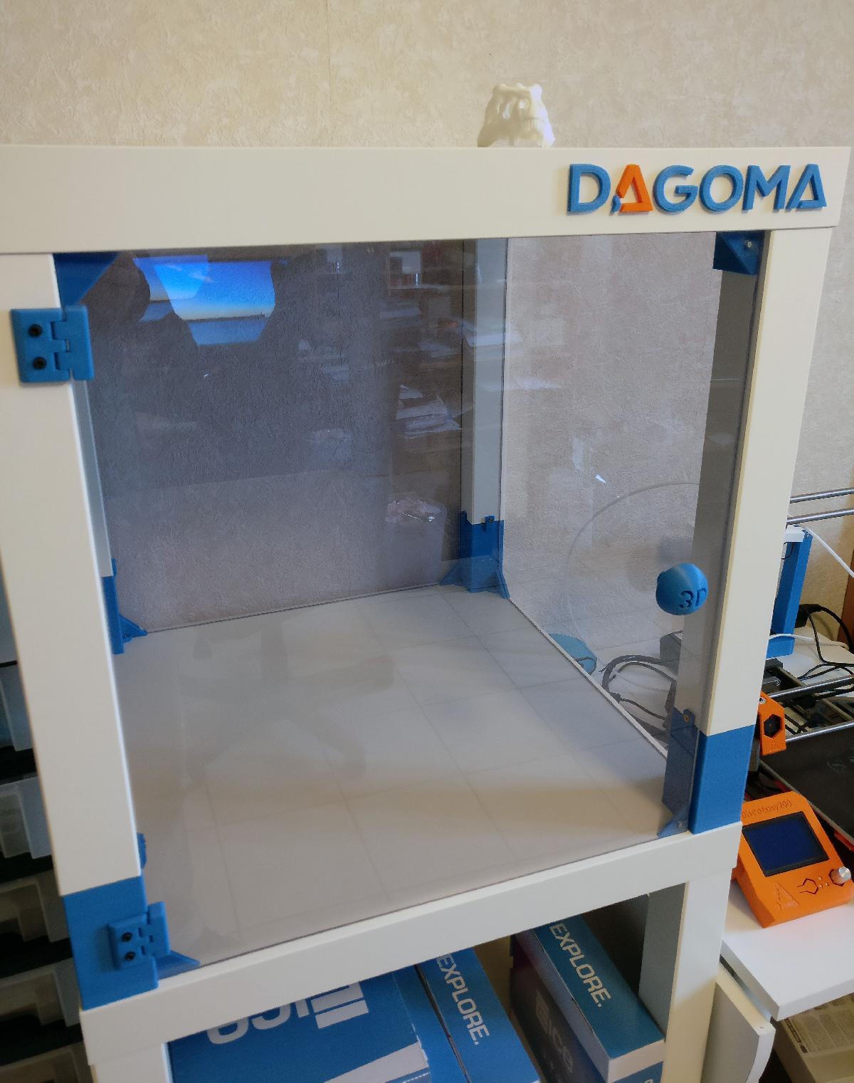 Estojo para impressora 3D com mesas Lack (Ikea)