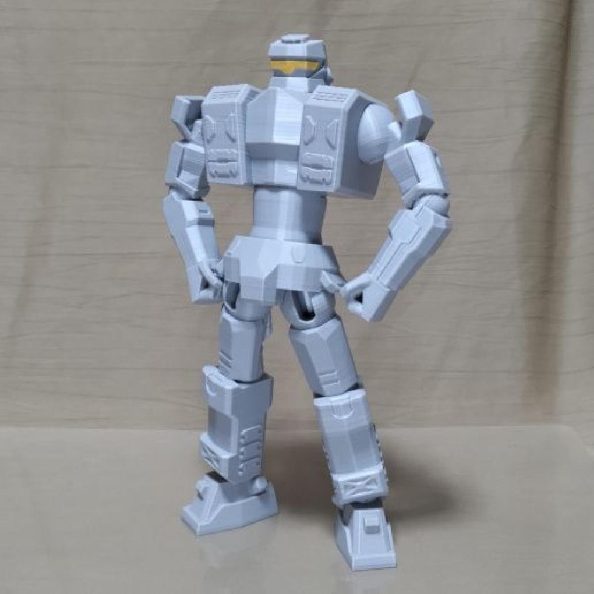 Brinquedo robo com articulacao esferica "Bouncer Blaze"
