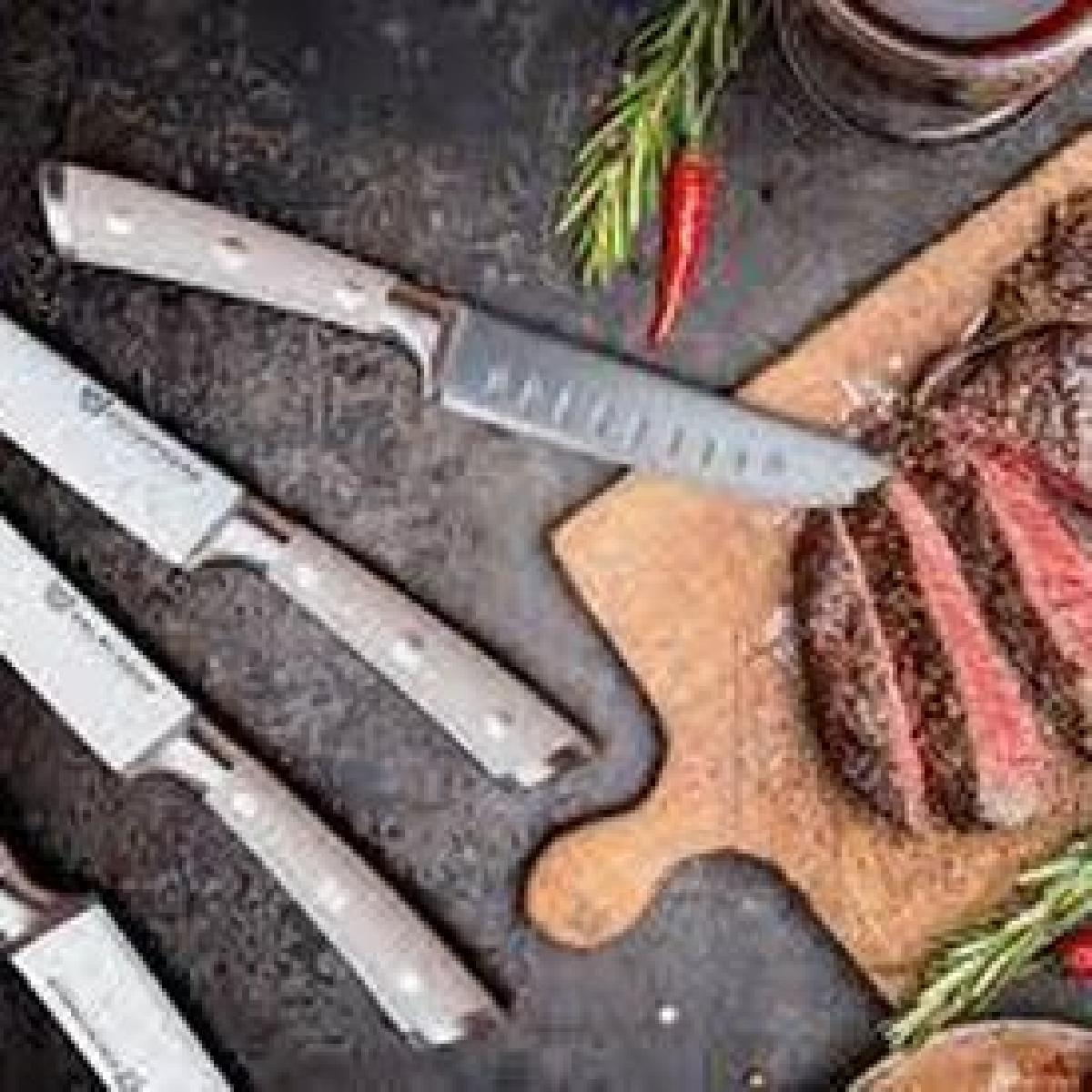 Carne de Prime Beef Envelhecida da Sociedade Protetora do Faca