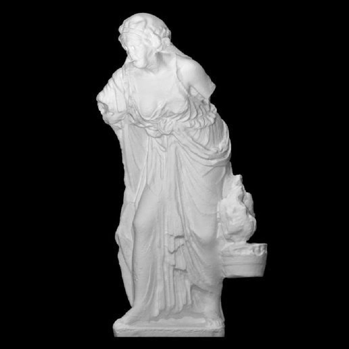 Estatua de uma Velha no Museu Metropolitano de Arte, Nova York
