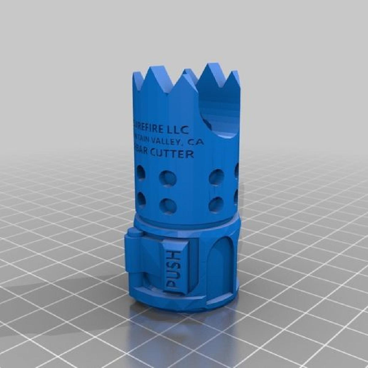 Deslize de Cano Com Tiras de Corte Surefire para Airsoft