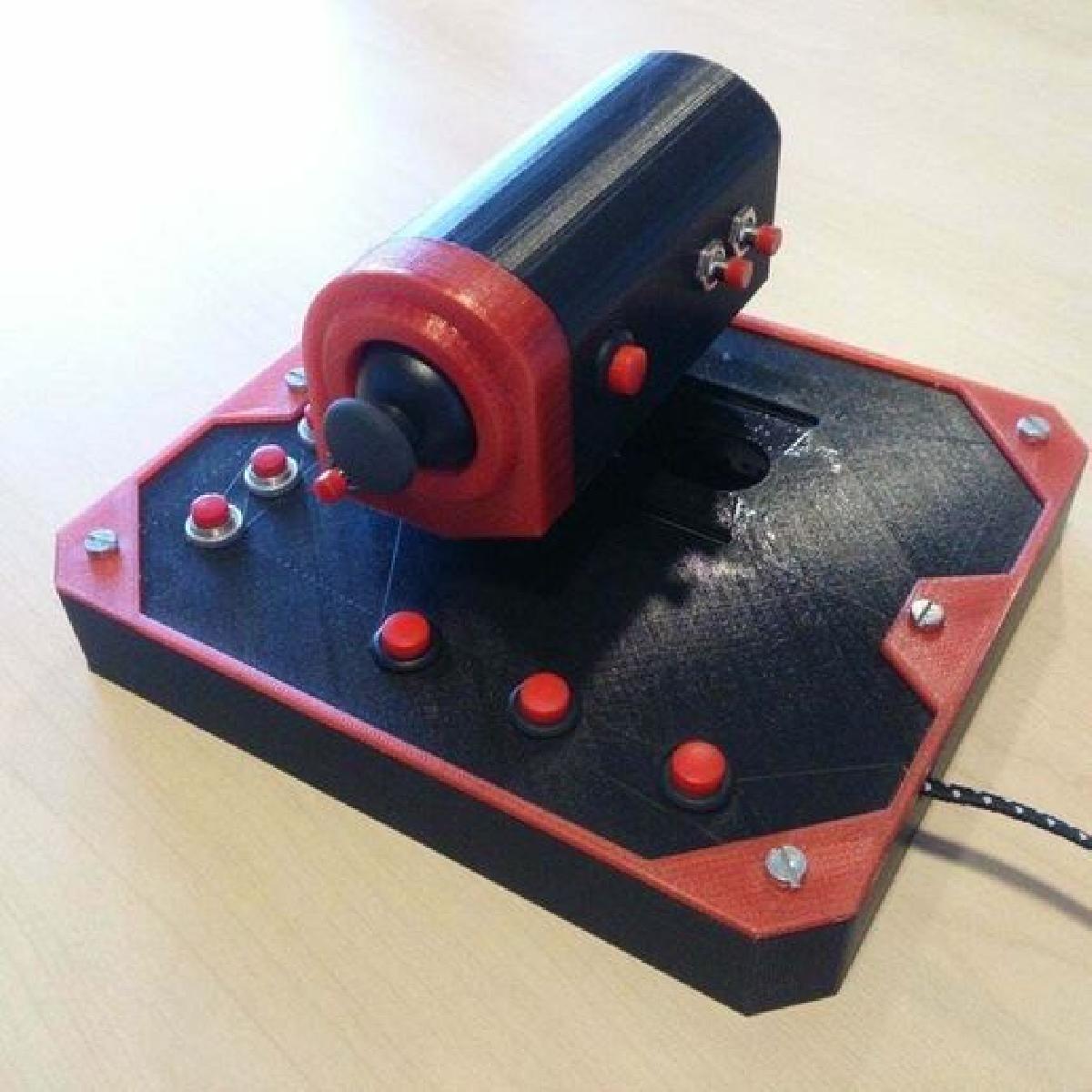 Controlador de Aceleracao e Joystick HOTAS