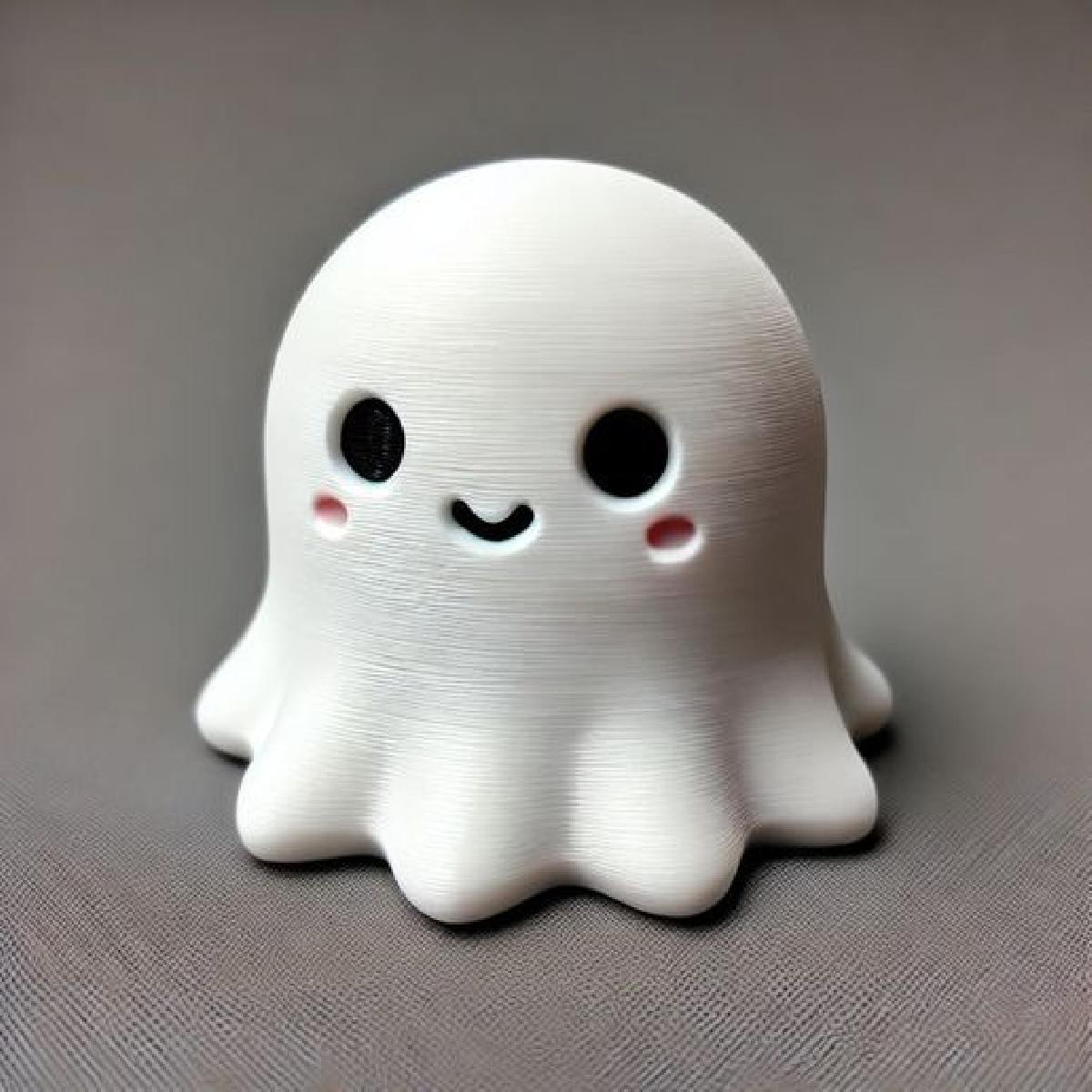 Fantasma 3D fofo para o Halloween