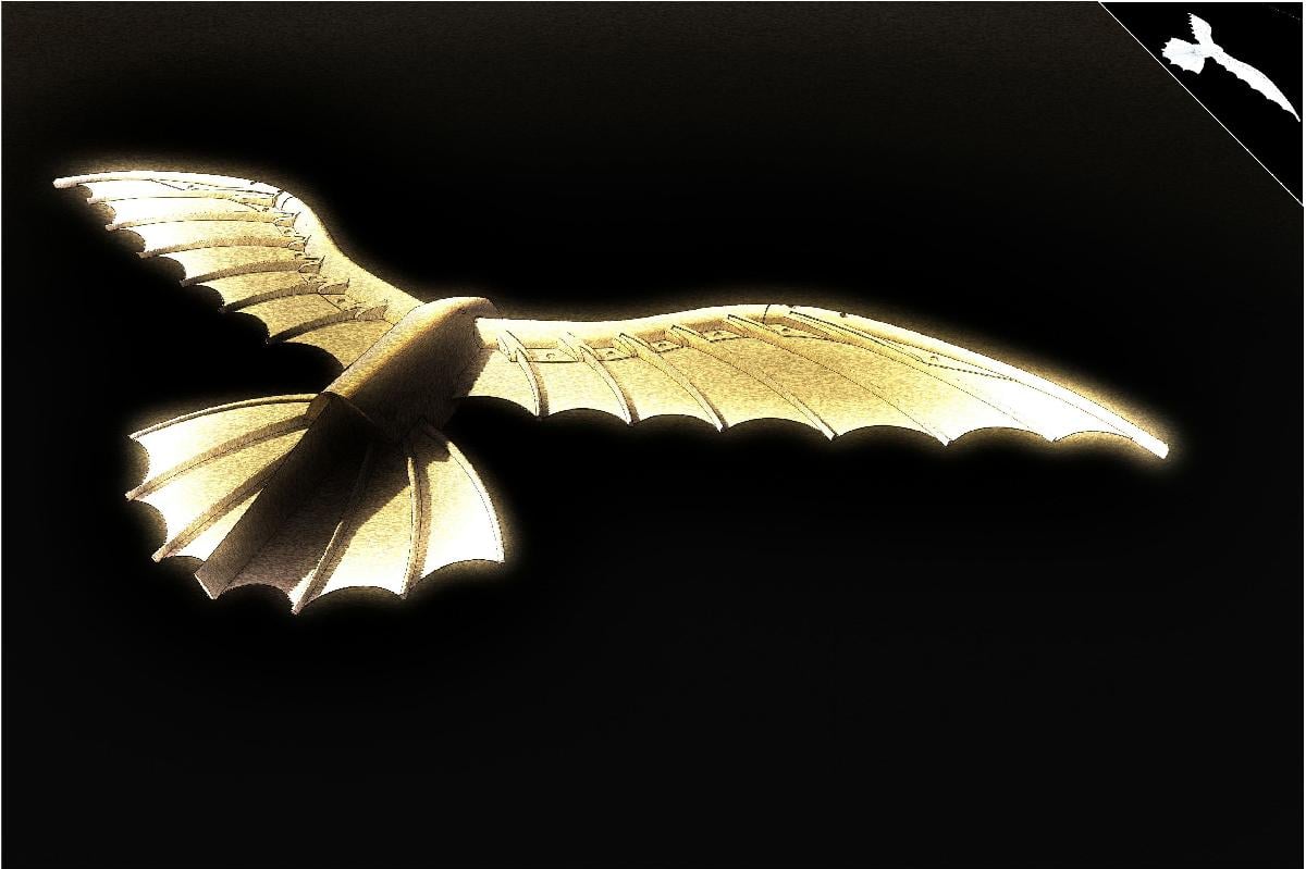 A pipa voadora de DaVinci