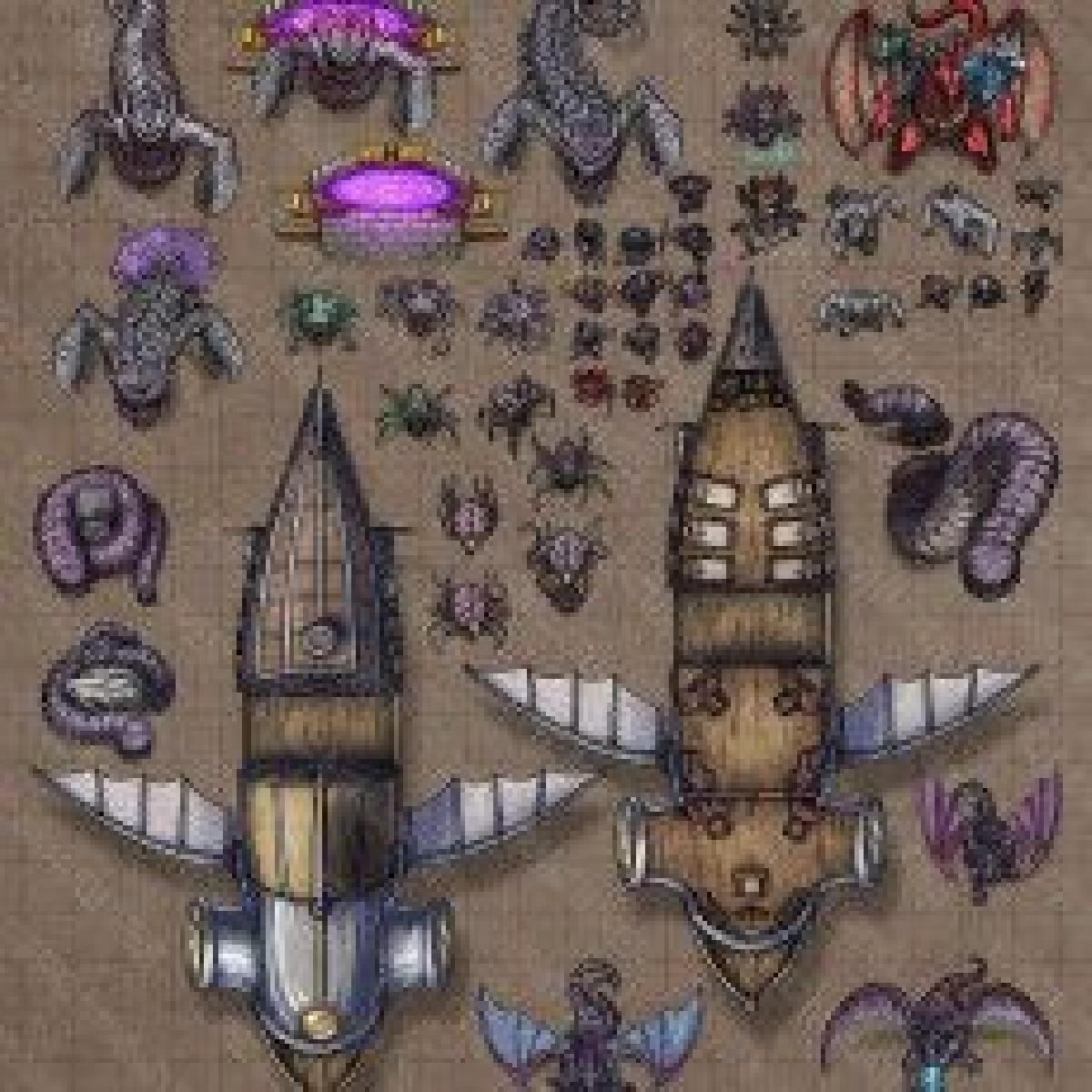 Colecao de Tokens para Mesa Virtual Secret Minds / Conjunto de Tokens VTT