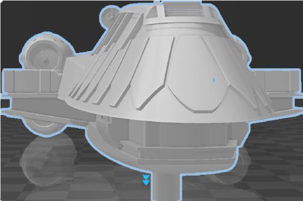 Star Wars X Wing Miniaturas: Cruzador Leve Classe Gozanti C ROC (Sem Motor Superior)