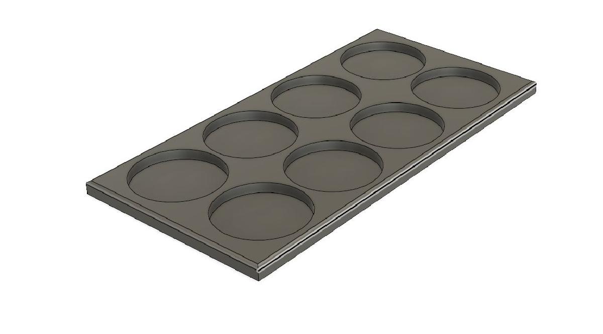 Base Sabot para Impetus Basico e bases redondas de 25mm FP.