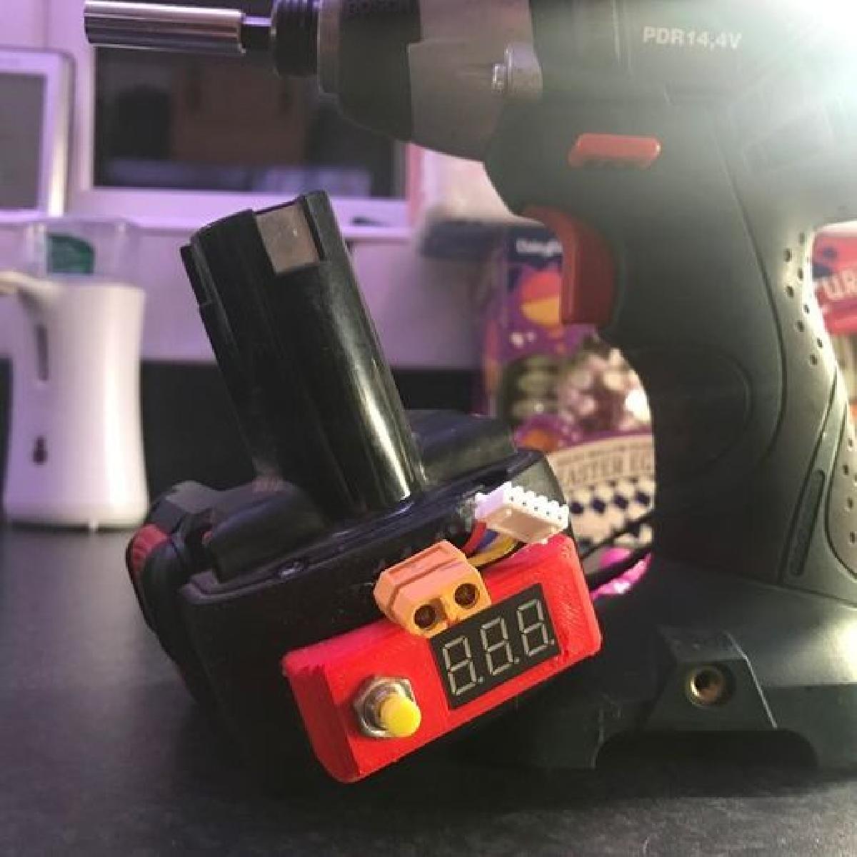 Verificacao de Tensao da Bateria NiCad para LiPo da Furadeira Bosch