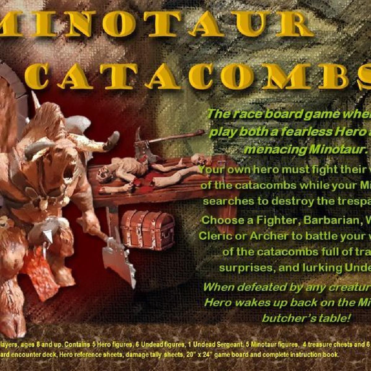 Catacumbas do Minotauro Jogo de Tabuleiro