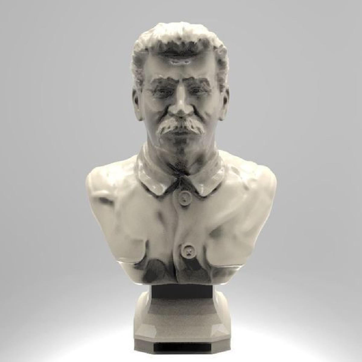 stalin, busto, russo, sovietico, cccp, urss, modelo 3D gratis