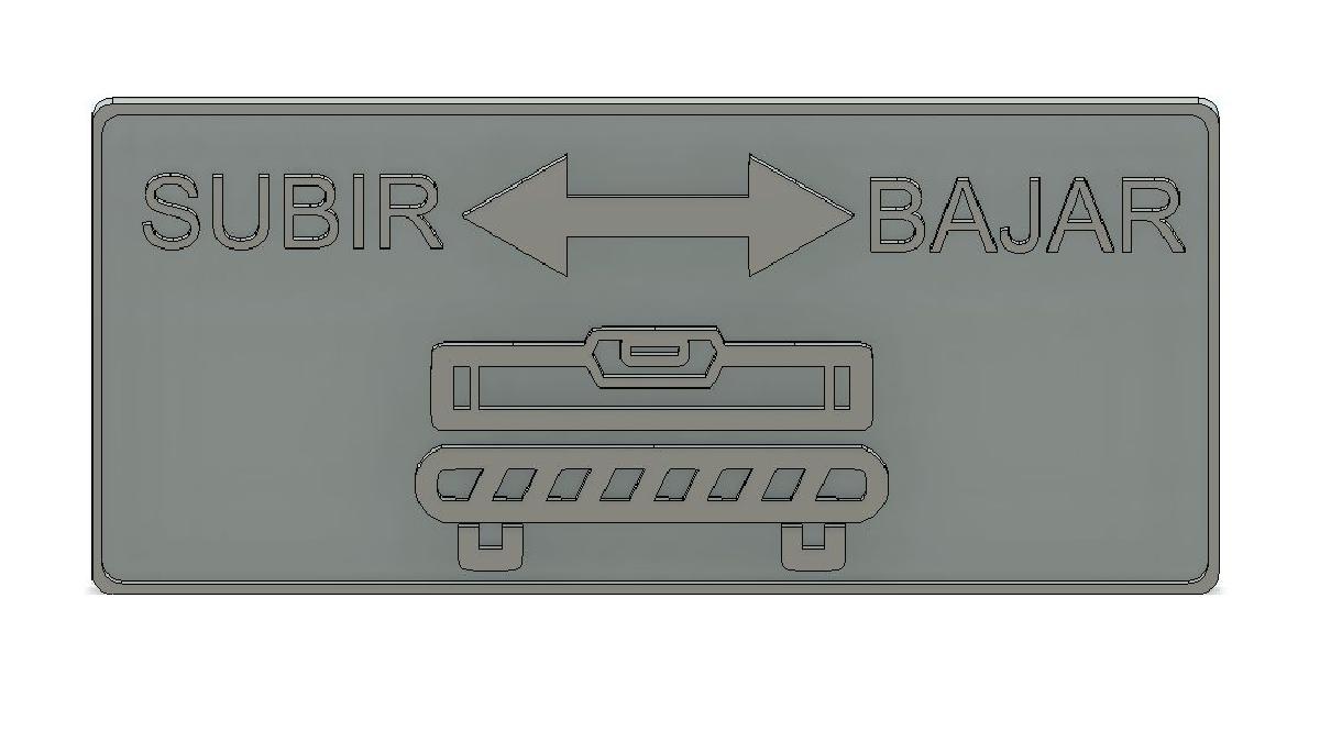 Indicacao de nivelamento da cama (espanhol)