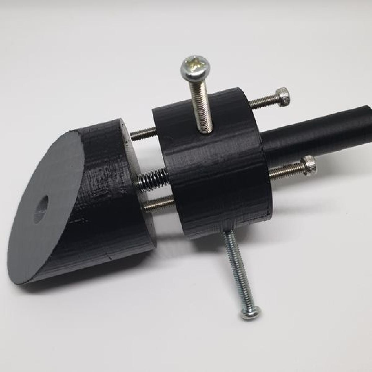 Suporte/montagem de espelho secundário para telescópio dobson