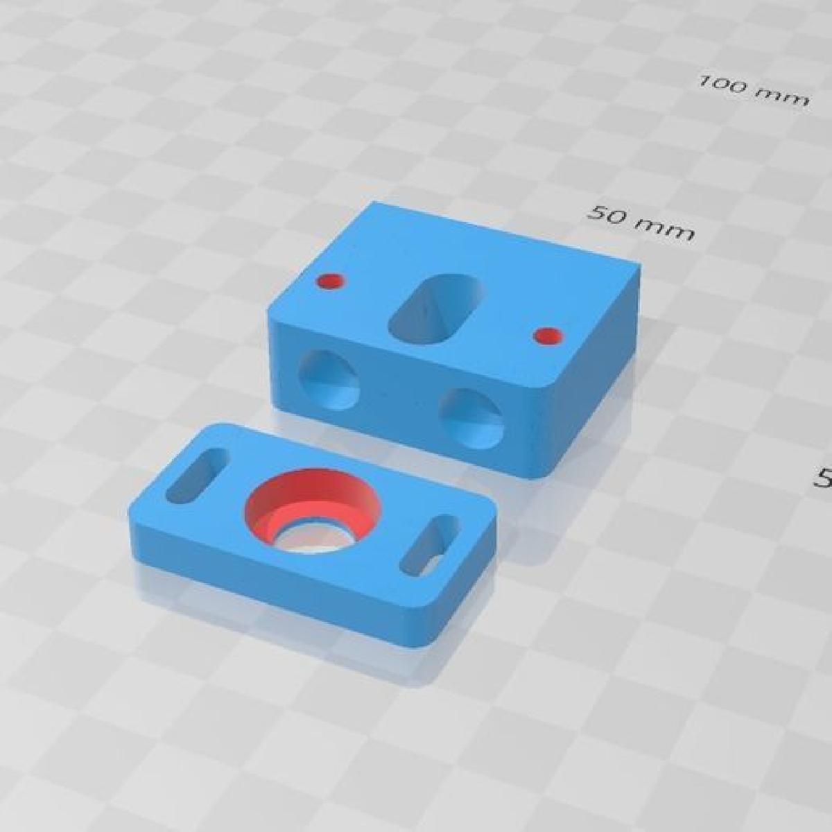 Montagem superior da barra de comando do eixo Z2