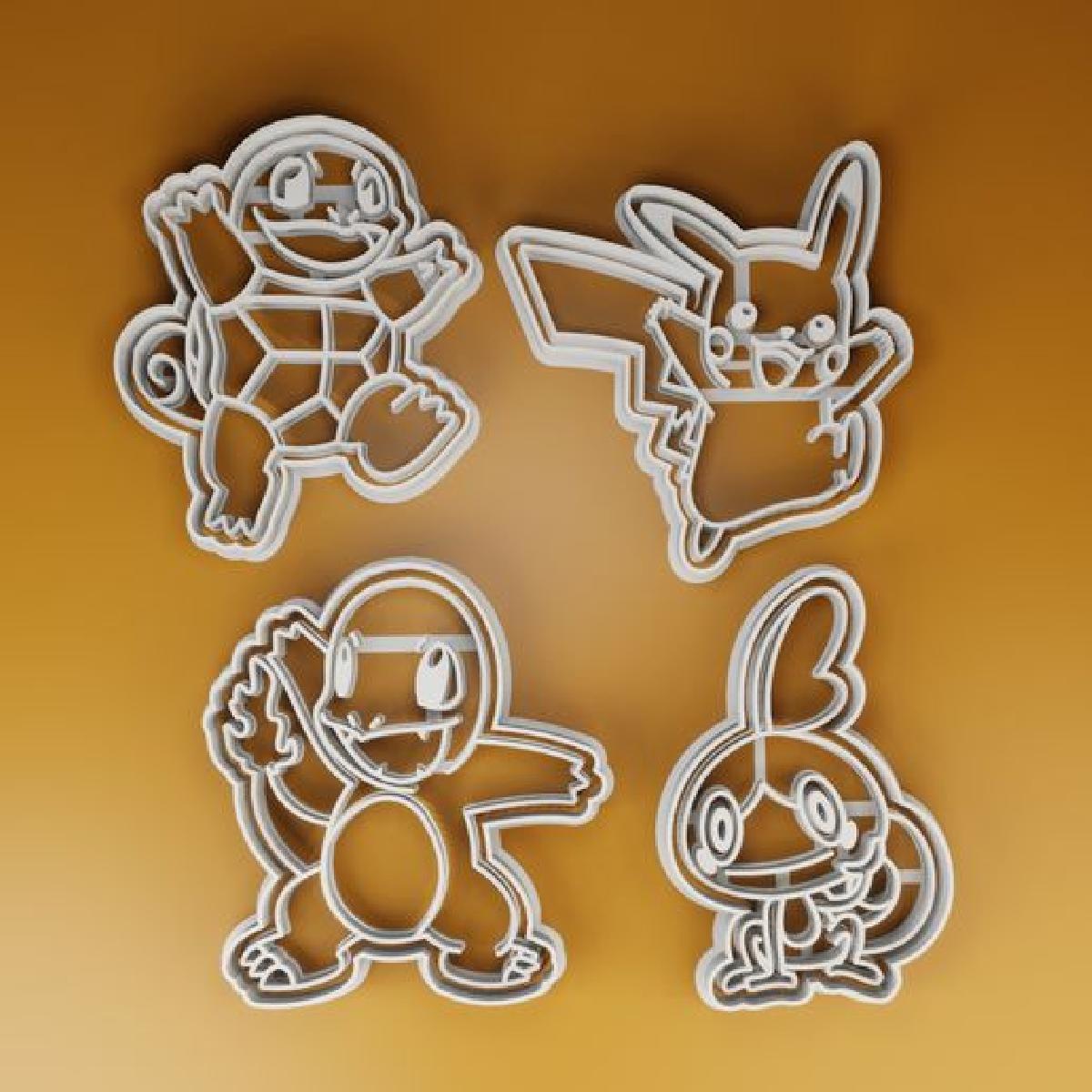 Corta biscoitos de Pokemon