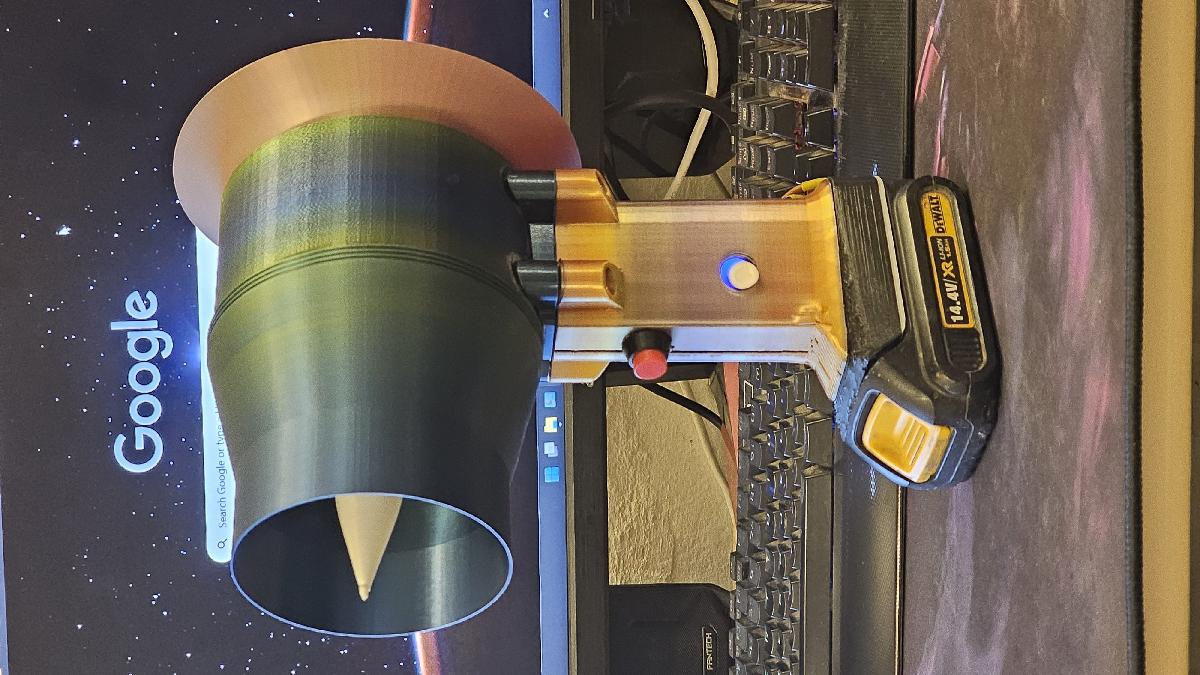 Ventilador a Jato   totalmente impresso em 3D