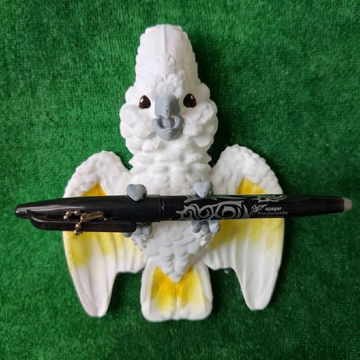 Suporte para caneta de ima de cacatua