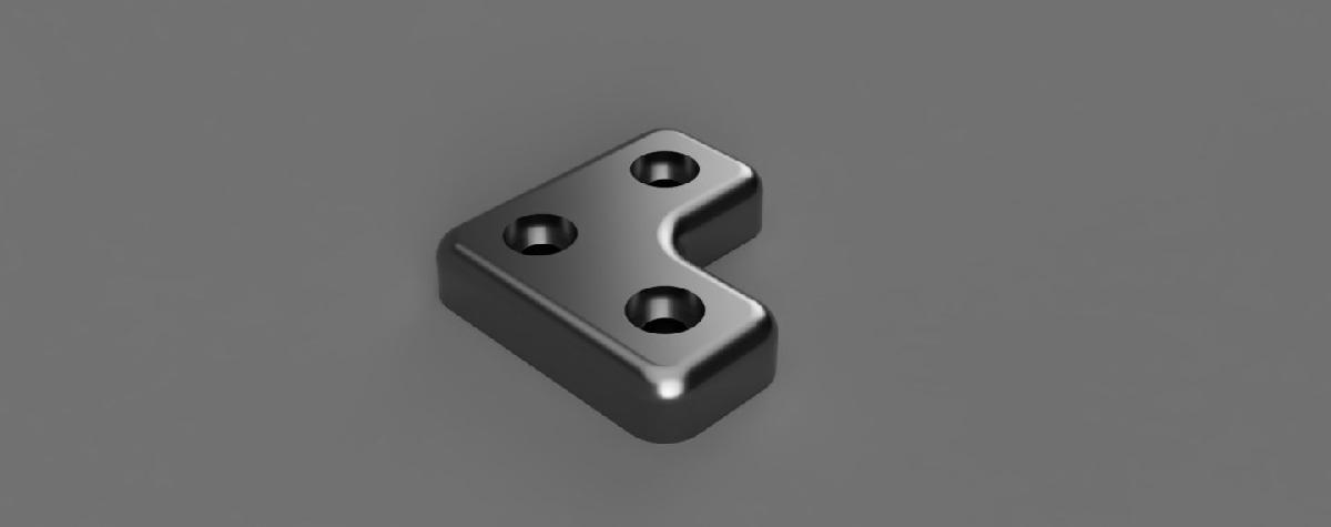 L bracket for VSLOT 20x20