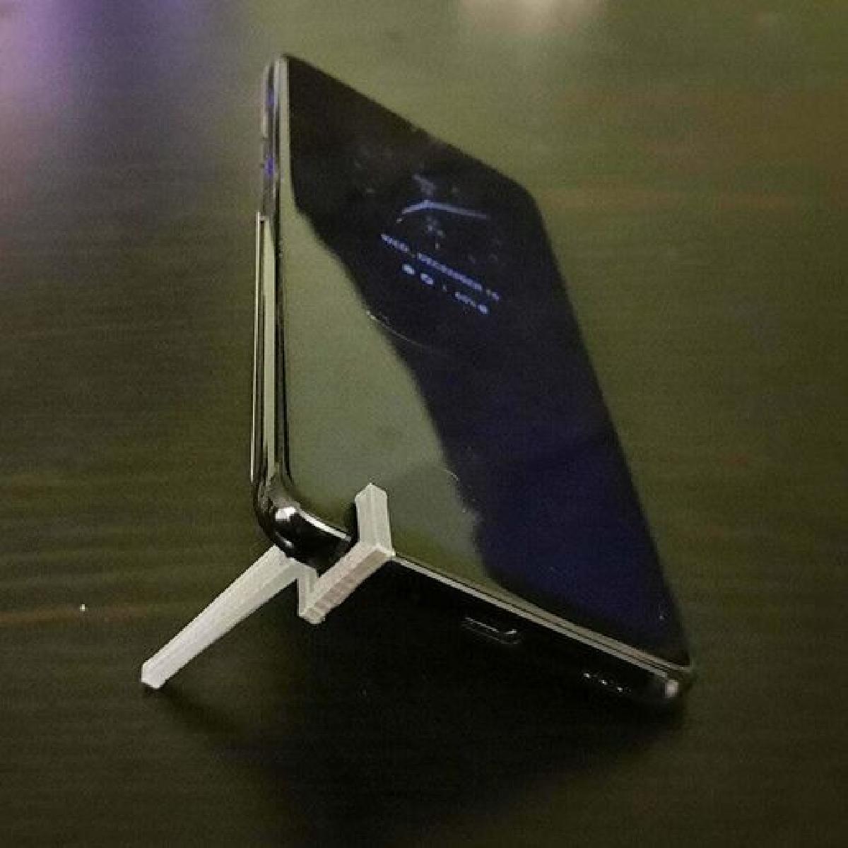 Suporte para telefone com angulo ajustavel mais pequeno para chaveiro